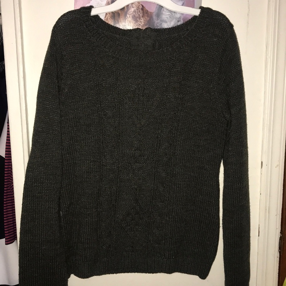 Olive green sweater